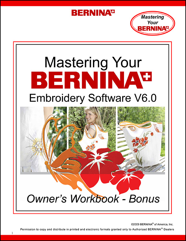 BERNINA Software V6 Owner’s Workbook – Bonus