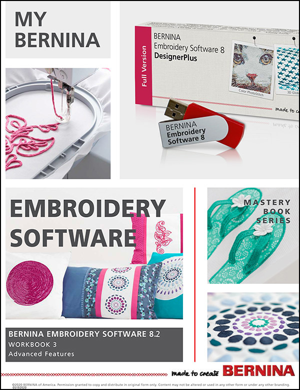 BERNINA Embroidery Software V8 Workbook 3